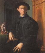 Agnolo Bronzino, Portrait of a Young Man with a Lute